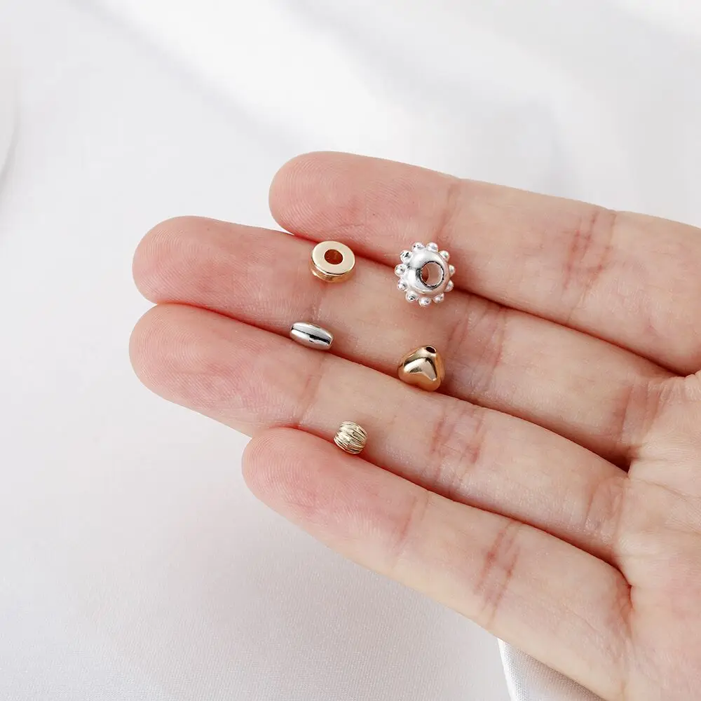 100/200Pcs CCB Bead Charm Irregular Loose Spacer Bead for DIY Necklace Bracelet Jewelry Making Supplies Accessories image 6