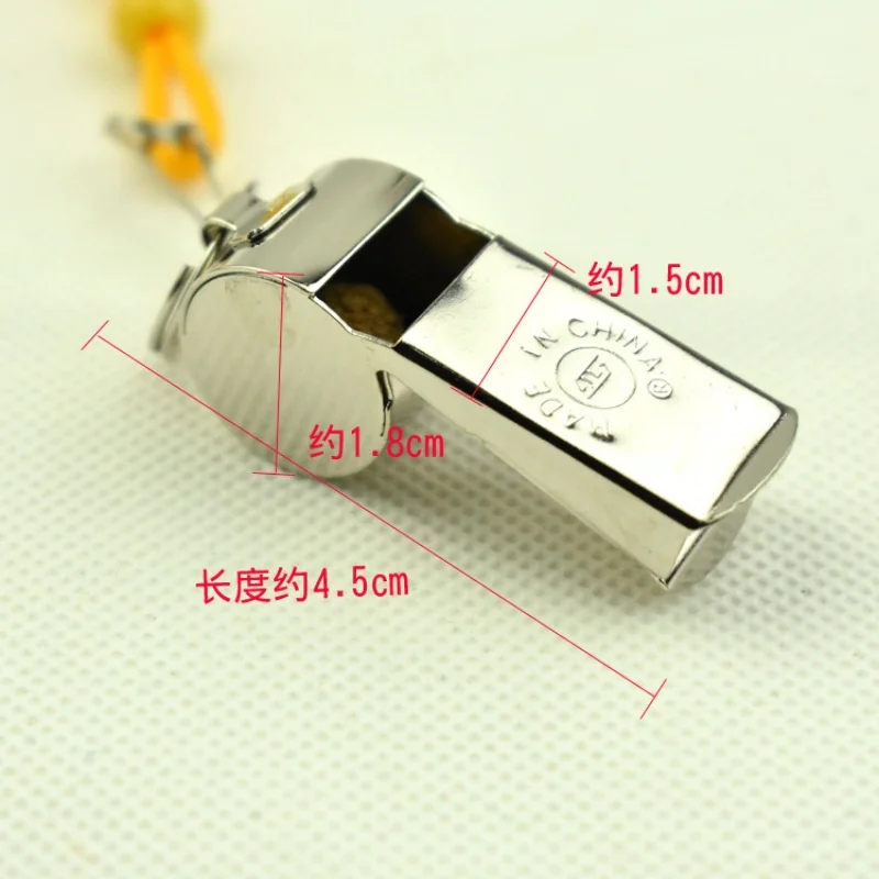 스테인레스 스틸 201 금속 호루라기, 야외 고음 호루라기, 농구 및 축구 코트 용품, 스포츠 심판 호루라기