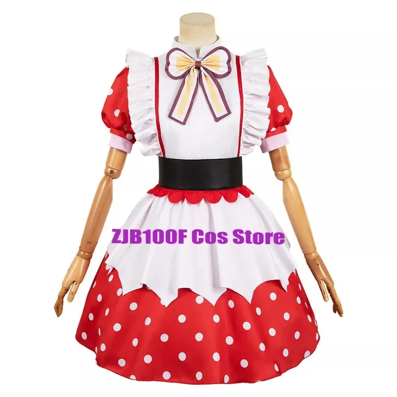 Temporada 2 Arima Kana Cosplay Anime OSHI NO KO disfraz Hoshino Ai sirvienta vestido largo peluca conjunto fiesta escenario uniforme traje para mujer