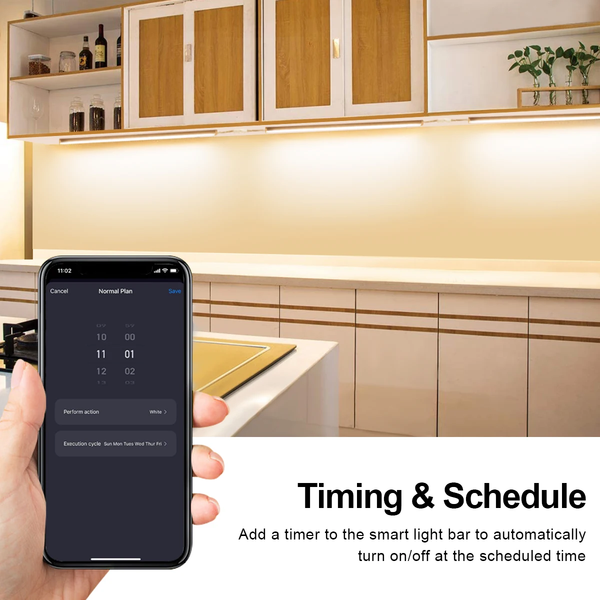 Smart TUYA Zigbee 3.0 LED Bar Light Tandem Connection Dimmable APP Voice Control Work With Zigbee Hub Gateway Alexa Google Home