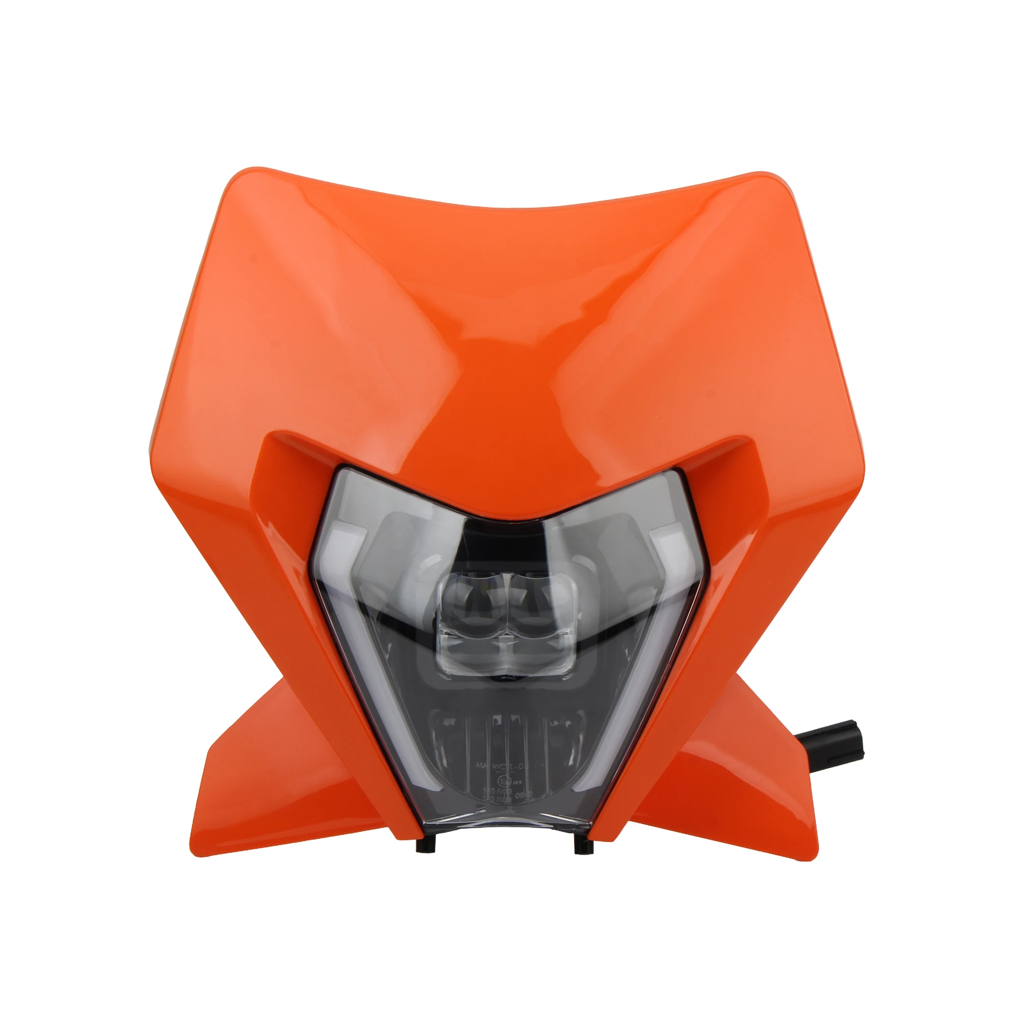 Phare LED pour motos Enduro, pour KTM EXC SXF XCW MX 2024 2025, plaque de phare pour moto tout-terrain, Kit en plastique, accessoires LED Supermoto