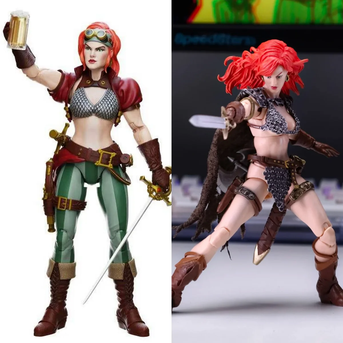 

В наличии масштаб 1/12 Red Sonja Boss Fight Studio Epic H.A.C.K.S. Фигурка 50-летия серии с подробной основой для демонстрации модели