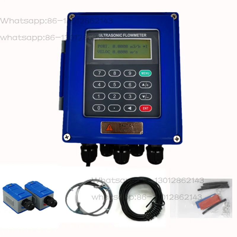 TUF-2000B Fixed Split Wall Mounted Ultrasonic Flowmeter, Heat, Instrumentation Liquid Energy Meter