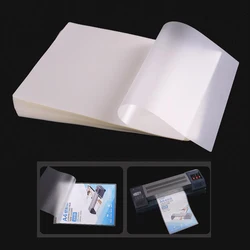 100Sheets 67X97MM Photo Laminating Film Transparent 3 Inches Paper for Laminator Machine with Shipping fee