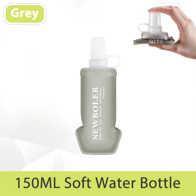 150/250/500ml TPU Faltbare Weiche Trinkflasche Sport-Wasserflasche Tragbare Trinkflasche für Laufen Wandern Radfahren Fitness Wasserbeutel