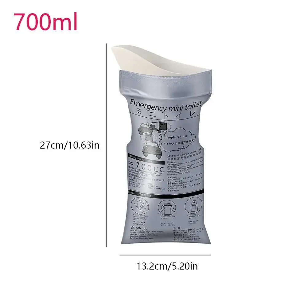 المحمولة الراتنج القطن ماصة بوليمر أكياس البول القابل للتصرف رمادي المتاح القيء حقيبة مبولة صغيرة النساء الرجال