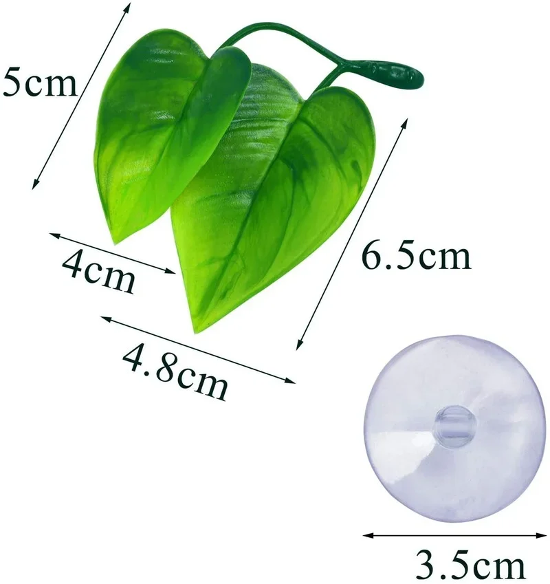 4 Pack Betta Fish Leaf Hammock Simulating The Natural Habitat for Betta Spawning Breeding Resting Bed Aquarium Decoration