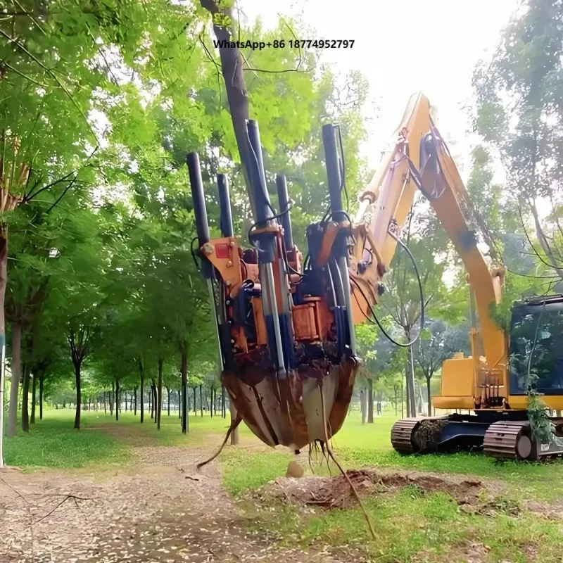 Best Price Tree Spade Tree Transplanter Tree Digger Match  Excavator Tractor