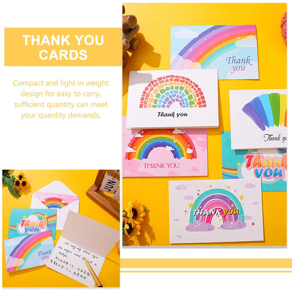 

6 Pcs Foldable Thank You Teacher Appreciation Greeting Cards Holiday Blessing Cards For Teachers Gifts Student Gratitude