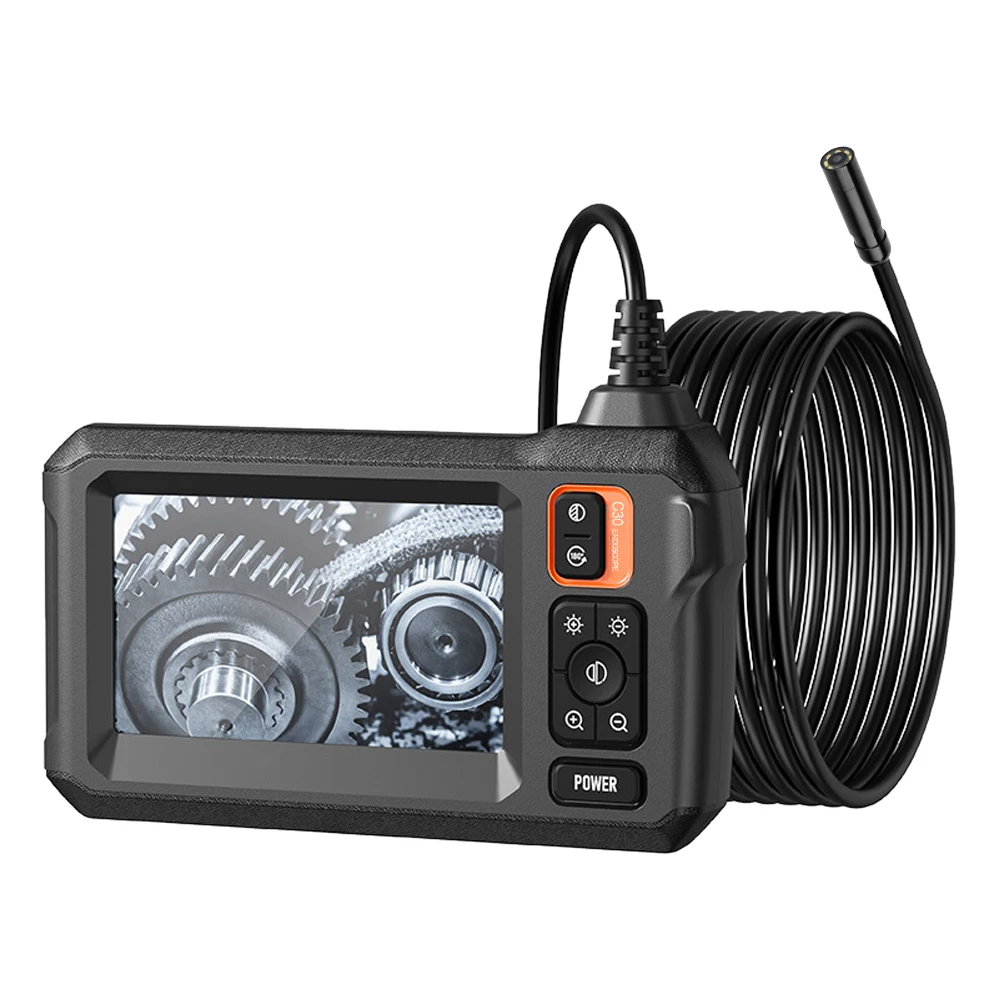 

IP67 Waterproof 1m/5m Cable 1920*1080P HD Car Diagnostic Tools C30 20000mAh 4.3inch IPS Screen 8mm Camera Industrial Endoscope