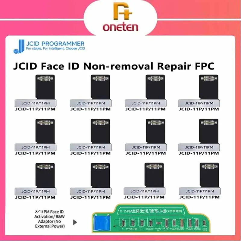 JCID JC Tag Face ID Flexible Cable for iPhone X XR XS MAX 11 12 PRO MAX Mini Dot Matrix Repair Read and Write Data Cable