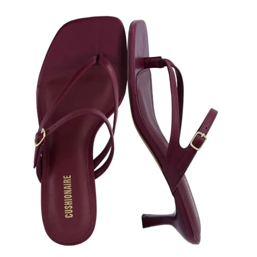 Sandalias de tacón bajo cuadrado para mujer Madrid - Sandalias de tacón con tiras elegantes y cómodas para mujer, tallas anchas disponibles