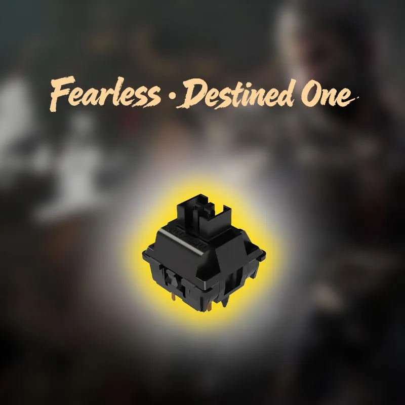 

OUTEMU Destined One Switches 45gf PA66 POM Factory Light pressure linear 5-pin Gaming PC Mechanical keyboard Hot swap Switch