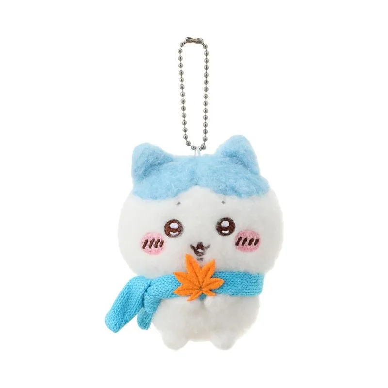 MINISO Chiikawa Usagi Hachiware Momonga فروي مابل ليف الشتاء وشاح Kawaii محشوة اللعب جميل إرسال إلى Bestie لطيف الكرتون جديد