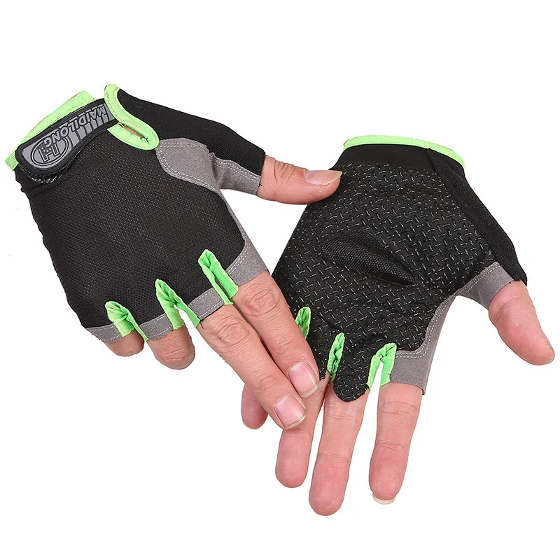 Fingerless Gym Training Gloves for Men Women Cycling Gloves Sports Fitness Motorcycle Mtb Anti-slip Gloves Bicycle Accessories