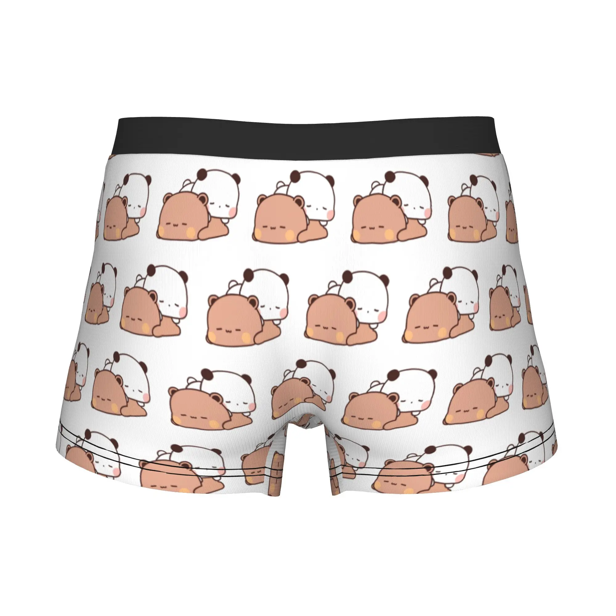 Cute Bubu And Dudu Boxer Shorts For Men 3D Printed Cartoon Underwear Panties Briefs Soft Underpants