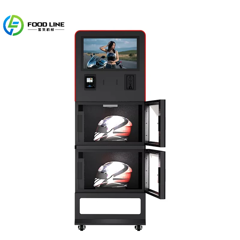 الذاتي التلقائي ركوب دراجة نارية دراجة نارية خوذة تعقيم البخار Vendo خوذة آلة بيع التنظيف #3