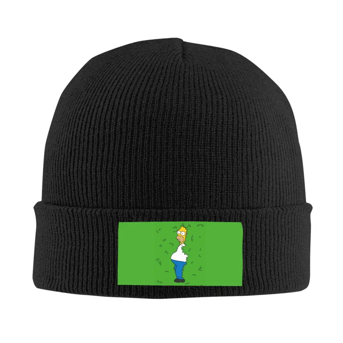 

Custom The Simpsons Bart Skullies Beanies Caps Fashion Winter Warm Men Women Knitting Hat Unisex Adult Bonnet Hats