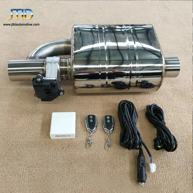 Performance single electric valve exhaust valvetronic muffler with Remote Control