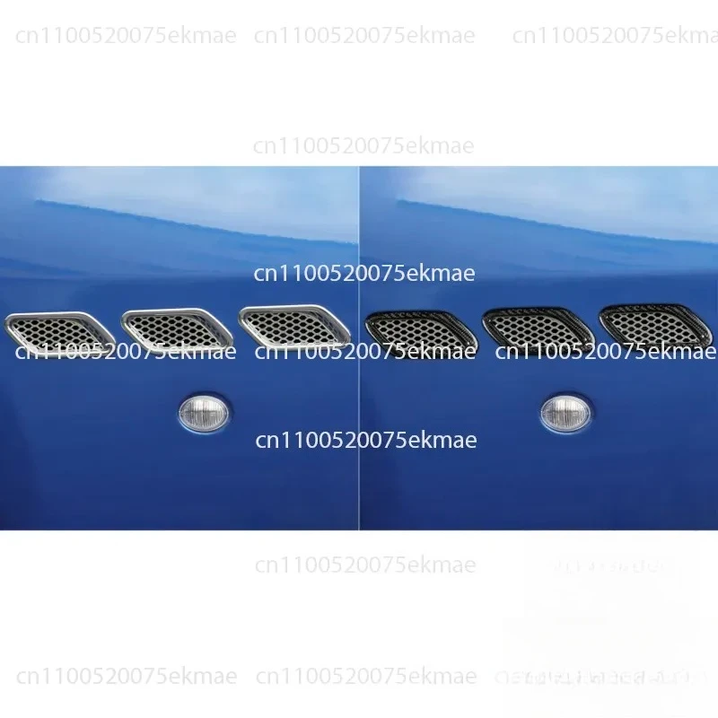 Suitable for 09-19 genuine carbon fiber side fenders, trendy decorative car modification parts