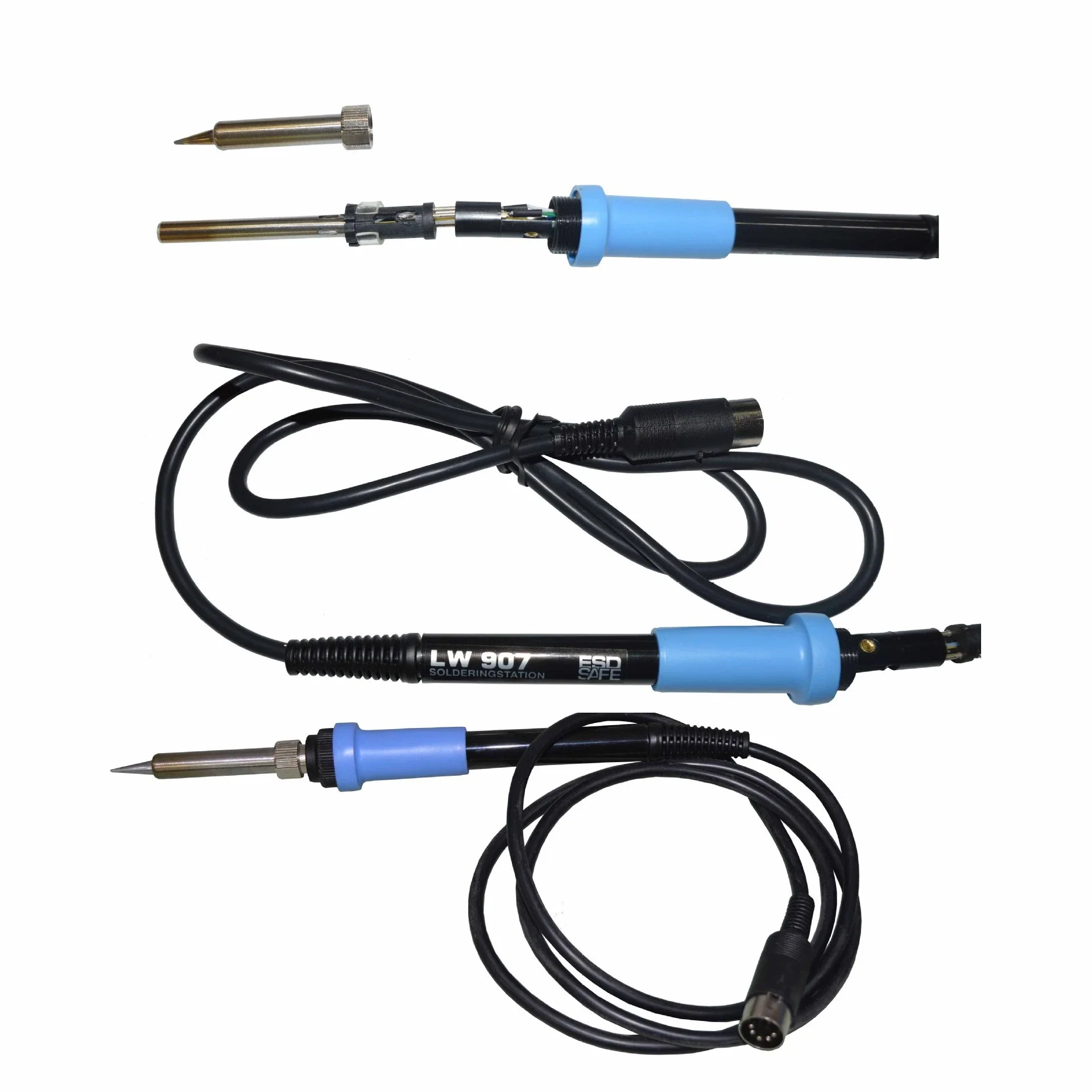 LCD 24V Soldering Iron Silver Alloy Heater Electric Soldering Irons 100W Soldering Stations