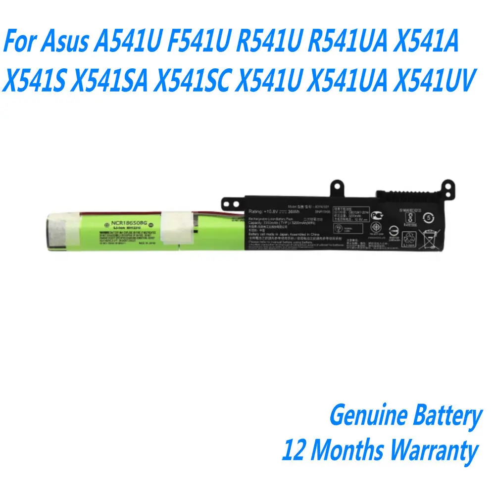 NEW A31N1601 Laptop Battery For Asus A541U F541U R541U R541UA X541A  X541S X541SA X541SC X541U X541UA X541UV 10.8V 36Wh