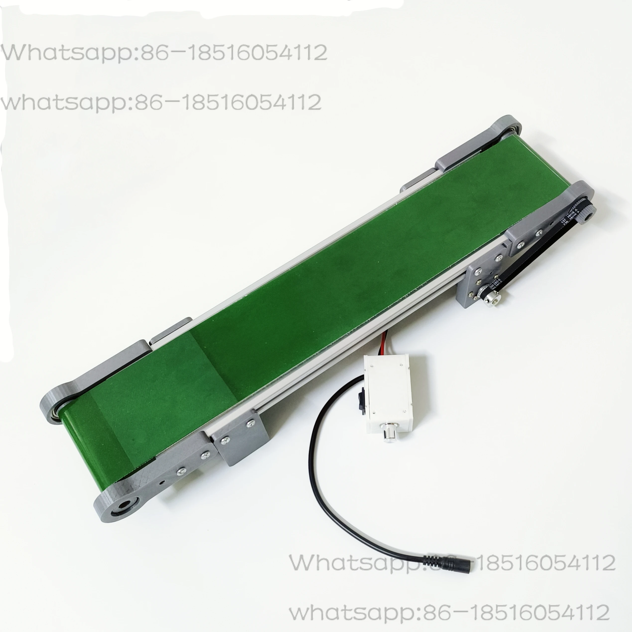 

Adjustable Forward and Reverse Tabletop Conveyor Belt, Small Conveyor Tabletop Conveyor Belt Direction Speed