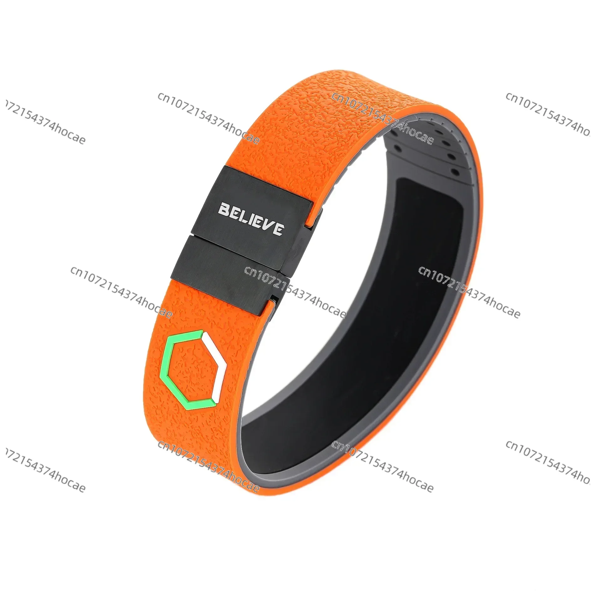 Negative ion balance far infrared, black technology anti-fatigue silicone sports bracelet