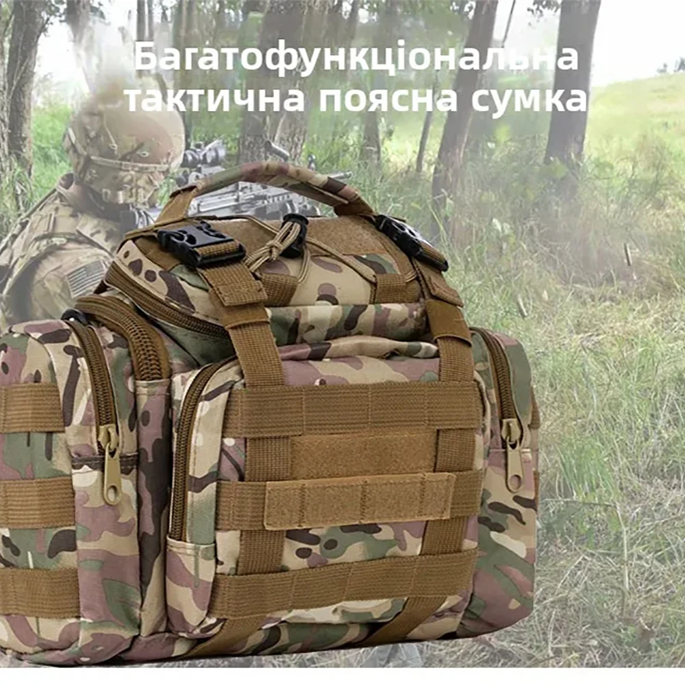 Tactical Gear Sling Pack Range Bag Crossbody Bag  Hiking Fanny Pack Waist Bag Shoulder Backpack EDC Camera Bag MOLLE Modular Bag