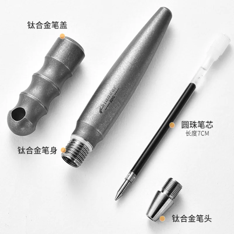 MINI Titanium Alloy Tactical Pen With Collection Writing Multi-functional Portable Outdoor EDC Tools Window Breaking Pen