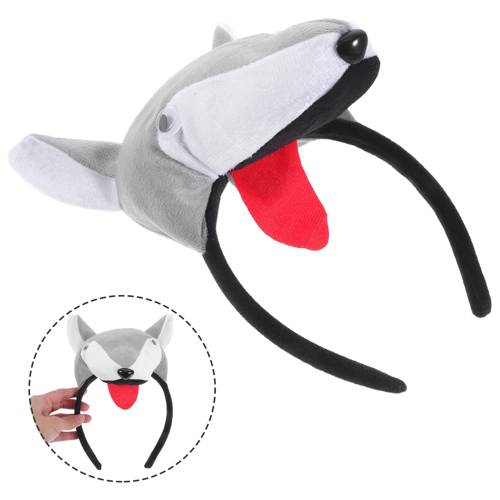 

Big Halloween Ears Headband Cosplay Fabric Animal Headbands