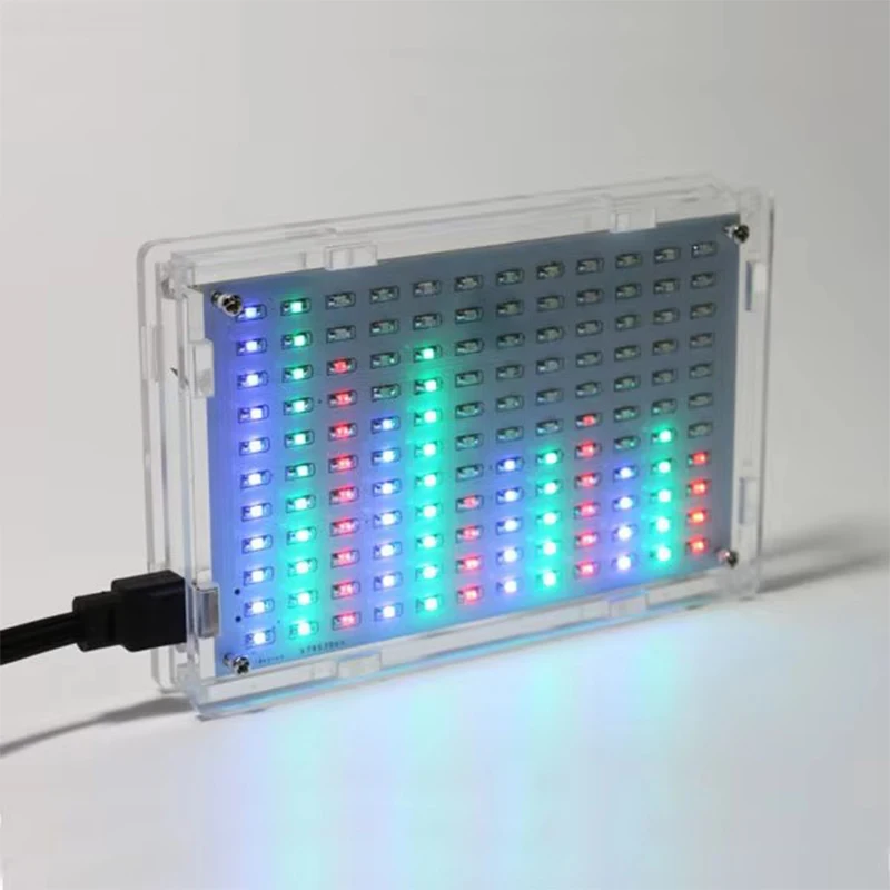

Free Shipping LED Music Spectrum Electronic DIY LED Flash Kit 12*11FFT