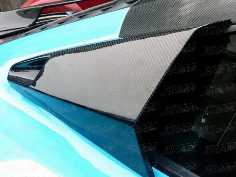 BLACK SAILS STYLE CARBON FIBER REAR SIDE SCOOP REAR AIR VENT for 2012-2014 MCLAREN MP4-12C