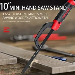 Small Hand Saw Tool Woodworking Saw Saw Blade Household Hand Saw Gypsum Board Cutting Wood Plastic Or Metal Multi-Function Saw