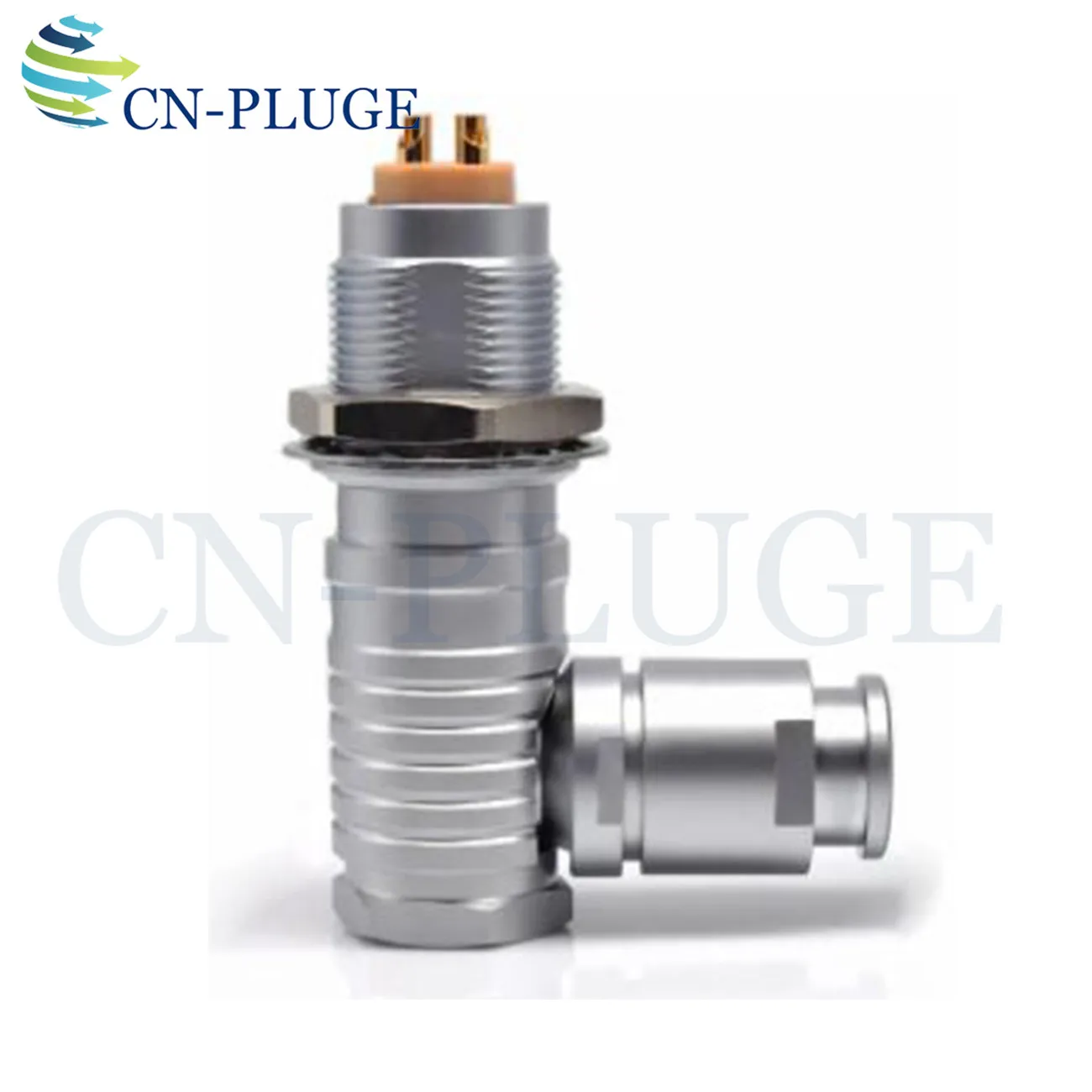 FHG EGG 2B Aviation Connector 2 3 4 5 6 8 10 12 16 19 26 Pin M15 Metal Connector, Quick Release E CG Socket Right Angle Socket