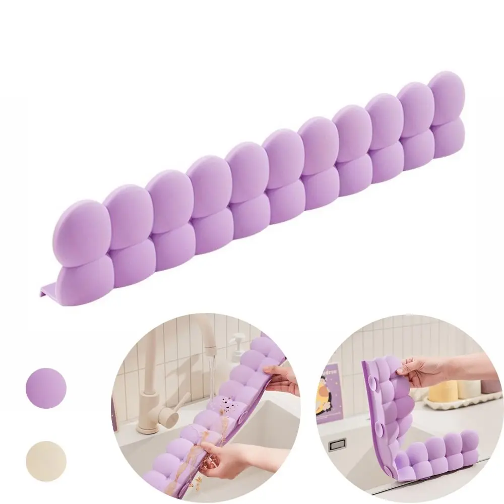 

Силиконовая защитная полоса для раковины на присосках, моющаяся, уплотнительная, от брызг, утолщенная, для предотвращения разбрызгивания воды