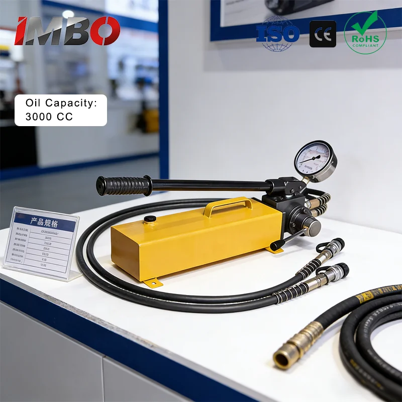 hydraulic pump Double circuit manual hydraulic pump 70Mpa high-pressure hydraulic pump Ultra high pressure hydraulic hand pump