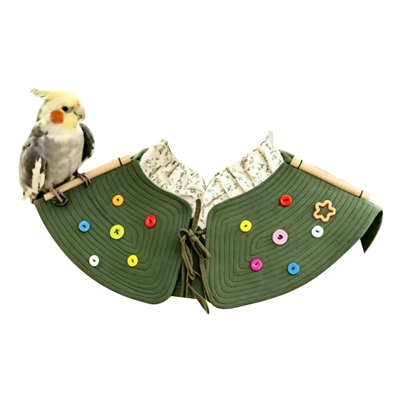 Parrot Training Shoulder Cape Anti-Scratch Shoulder Protector Bird Training Harness Shawl for Safe Outdoor Interaction