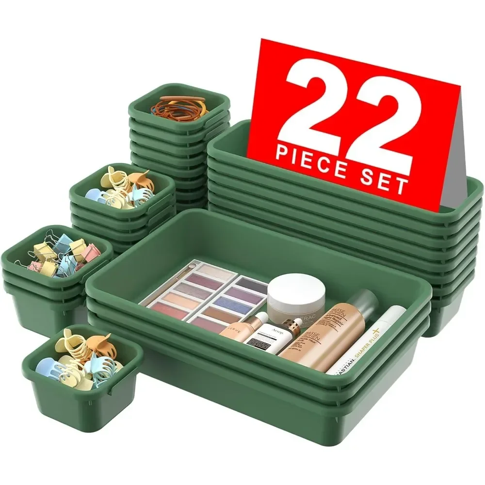 

Army green drawer organizer, bathroom organizer, makeup organizer, makeup organizer, makeup organizer