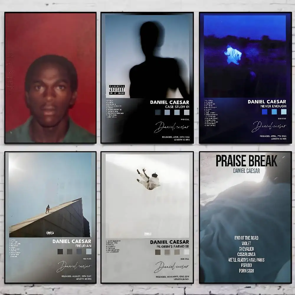 Singer Daniel Caesar Son Of Spergy Poster Gallery Prints Self Adhesive Home Decor Decoration Wall Decals Living Room Sticker
