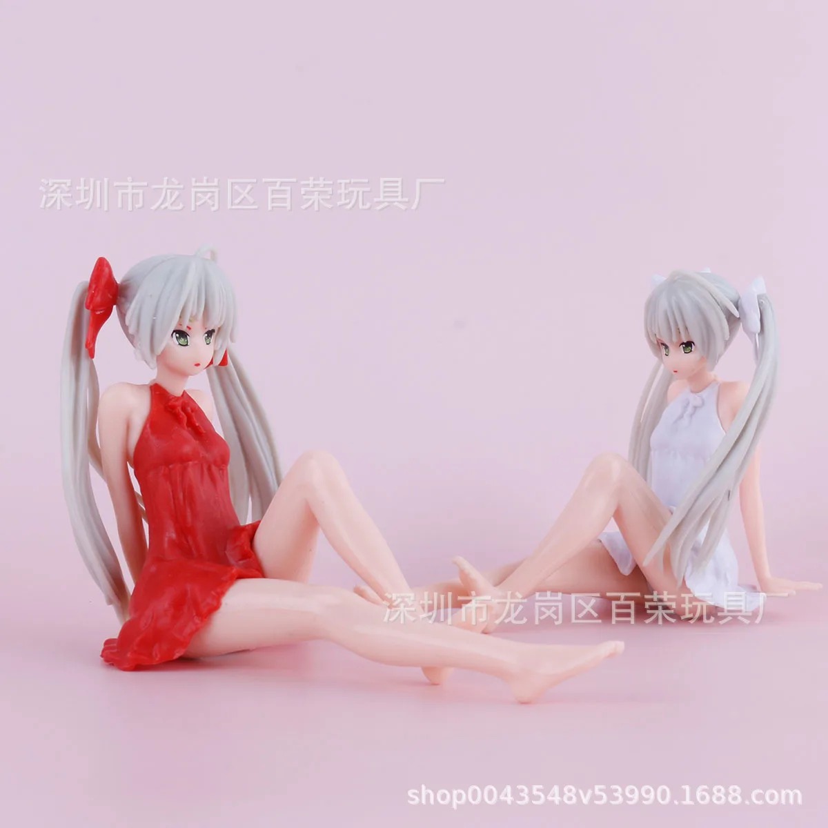 2 types Anime Figure Cartoon kawaiii Yosuga no Sora Kasugano Sora sitting position Action Figure Host Computer Chassis Decor car