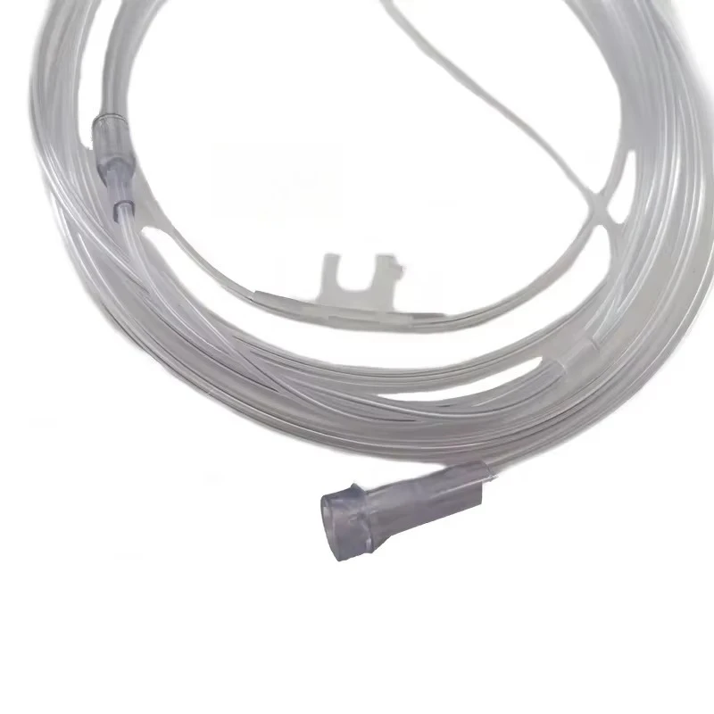 （10pieces） Disposable Nasal Oxygen Cannula with Tubing for Respiratory Care Single Use Soft Plastic Airway Accessory