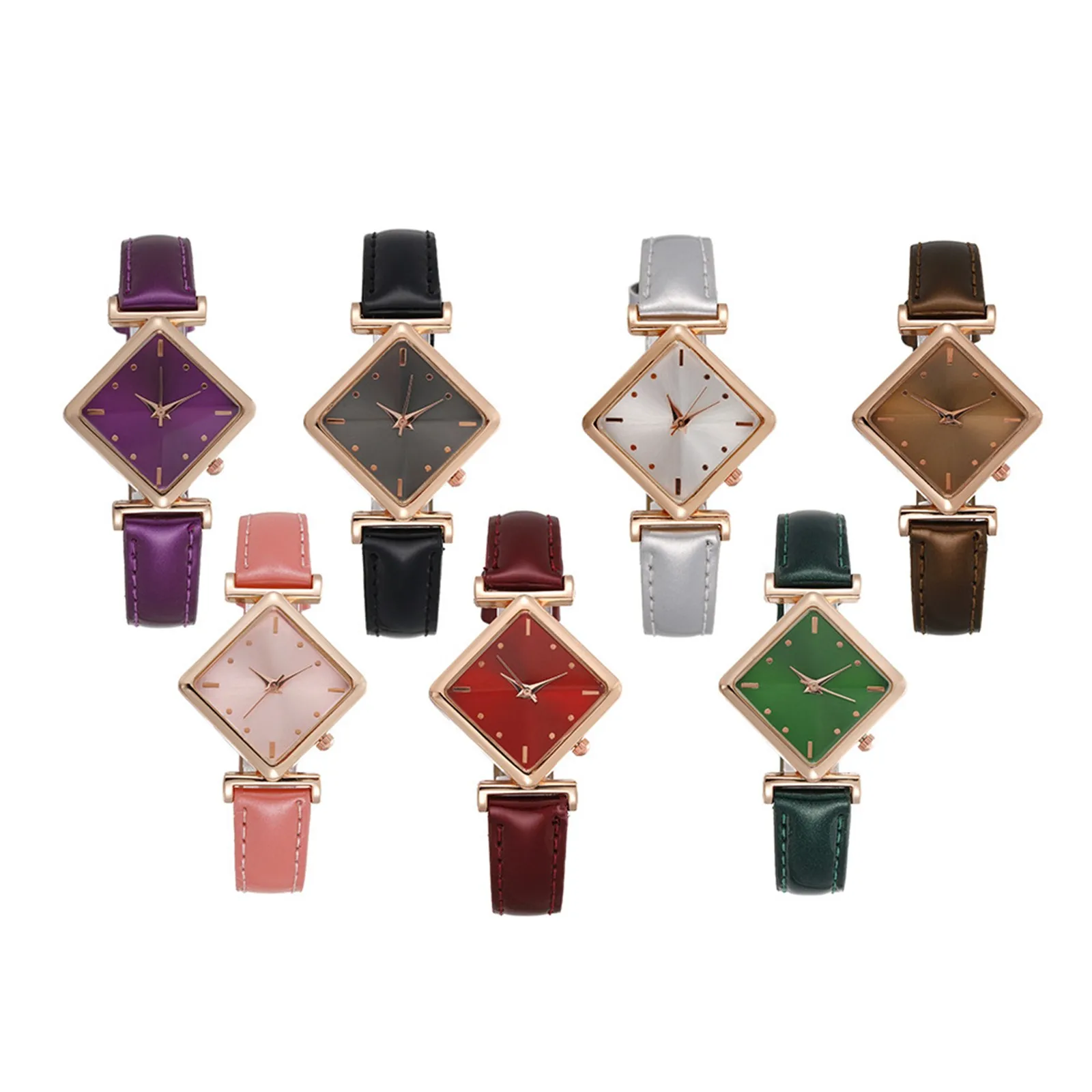 2025 New Luminous Pointer Watch Leather Wristband Women's Watch Quartz Watch Gift