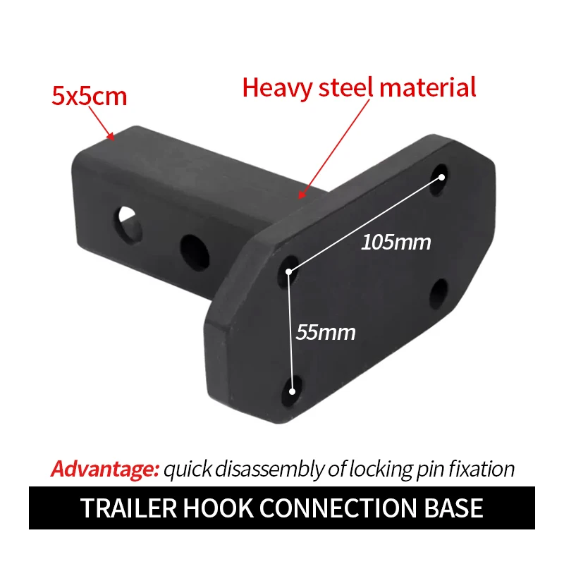High Quality Manganese Steel Car Spherical Towing Hanger Tow Hook for Prado Lc150 Fj150 Accessories