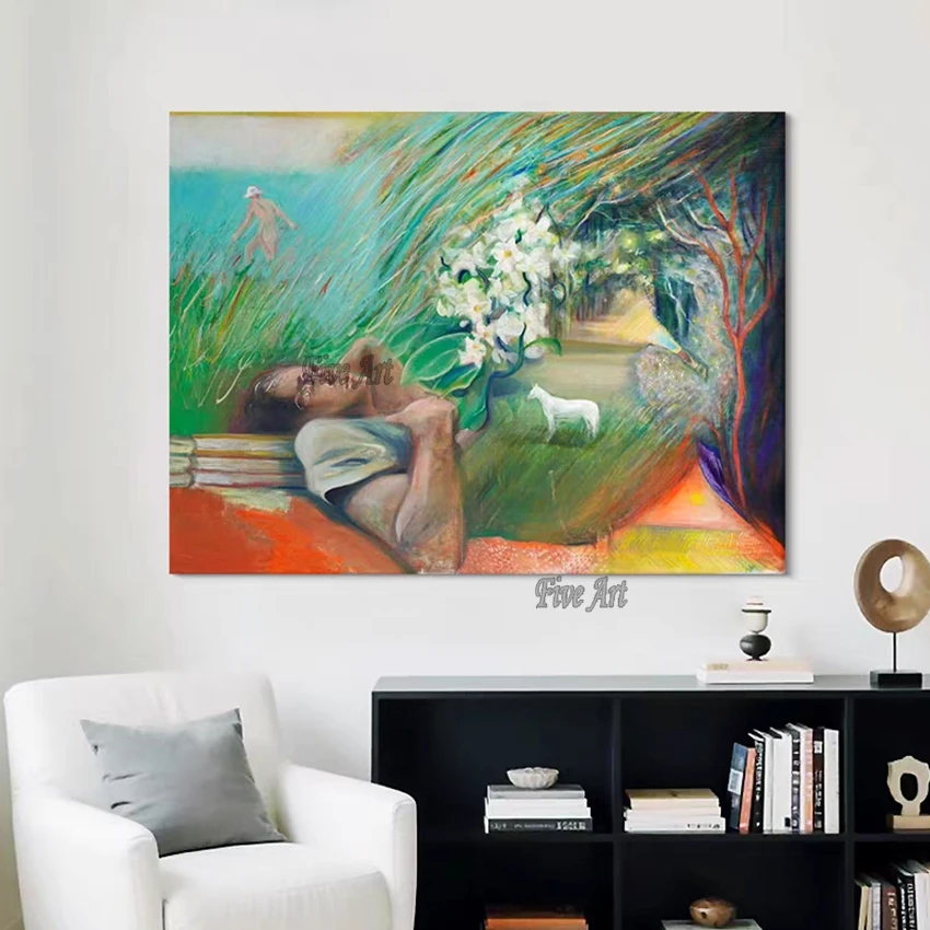 

Large Size Wall, Figure Abstract Picture, Natural Scenery Art Paintings, No Framed, Canvas Artwork, Restaurant Decoration Items