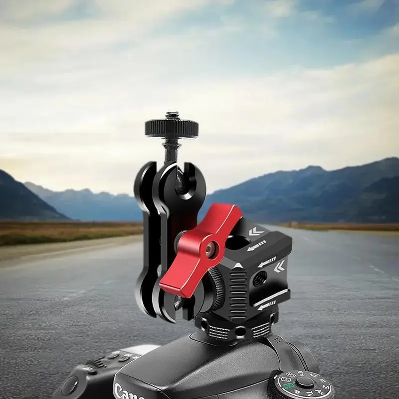 Camera Accessories Three-head Hot And Cold Shoe Base Aluminum Alloy Extension For Camera Cage Rig Variety Of Expansion Interface