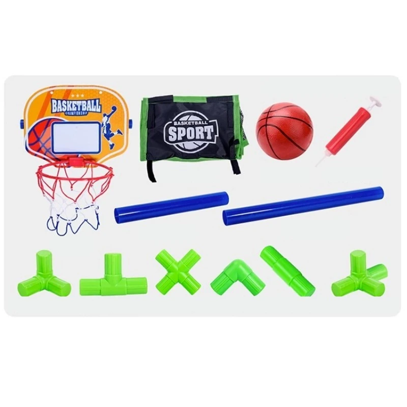 Children Basketball Basket Indoor Outdoor Basketball Hoop Sports Toy Large Children Basketballs Game Machine Gift for Kids Boys