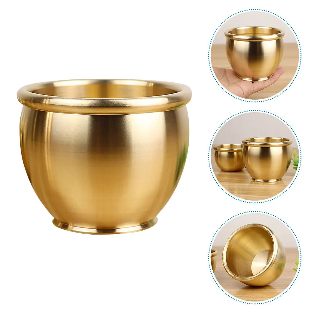 

Brass Incense Burner Holder Round Gold Aroma Plate Decor For Home Office Meditation Censer Decors Incense Plates