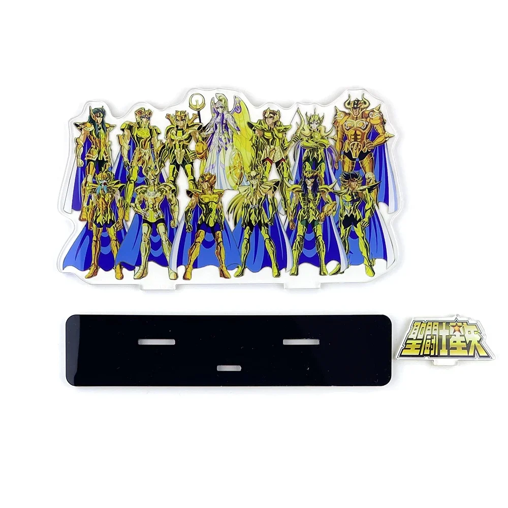 

zodiacal signs Athena Shaka Saga Camus Muu Aiolia Aiolos Dohko Milo acrylic standee figurines desk decoration topper