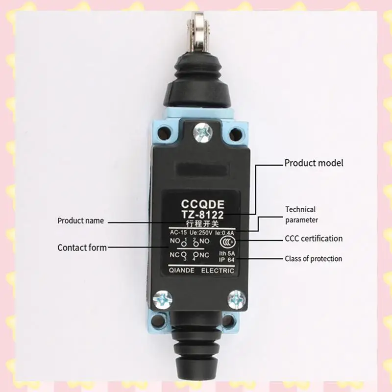 

AB51 TZ-8122 Stroke Switch 8122 Mini-Motion Stroke Switch Limit Switch Durable Easy Install